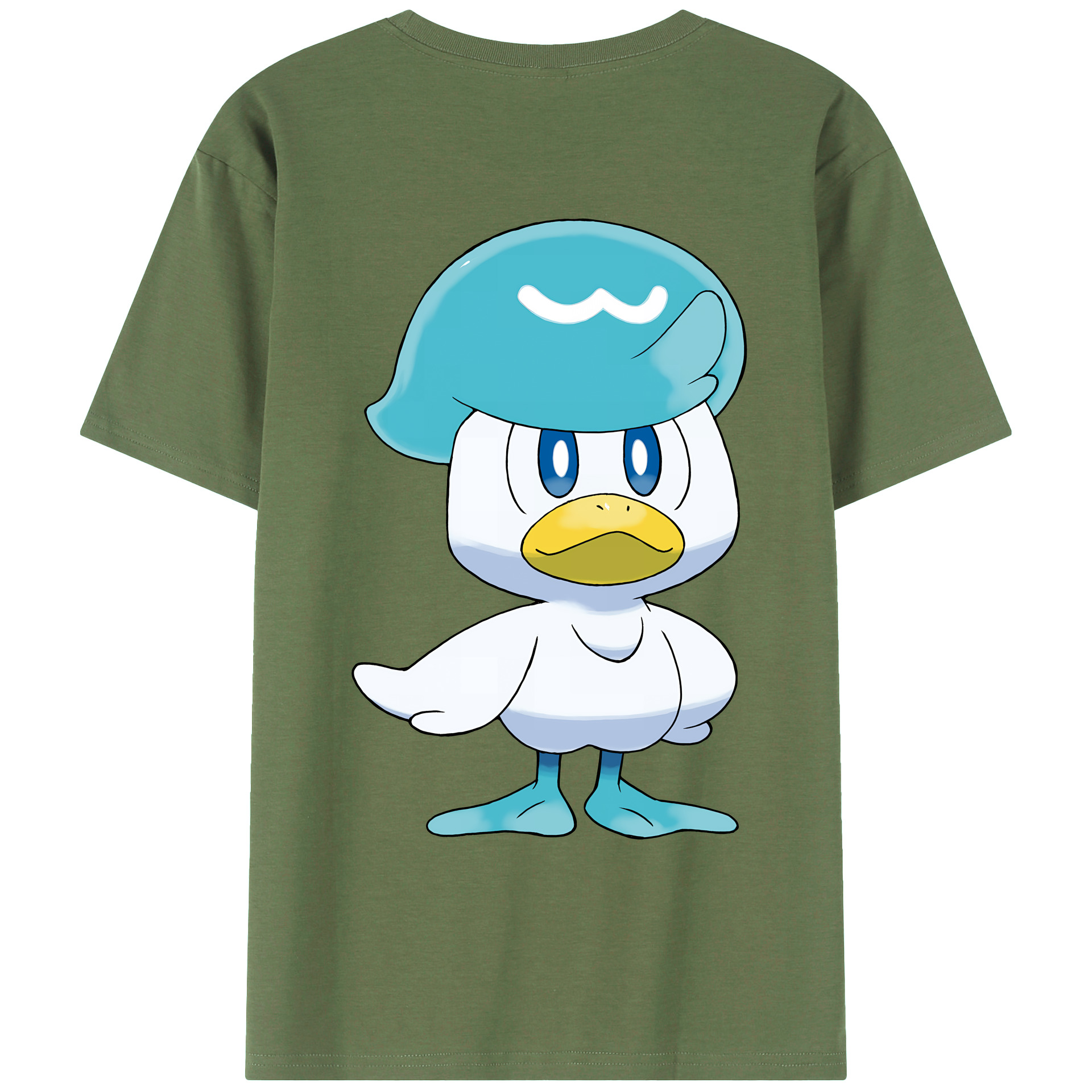 （画像用） ポケットモンスター Pokémon 綿100％ メンズ半袖Tシャツ（バックプリント） 通気性